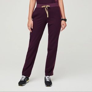 Figs Deep Purple Kade- Cargo Scrub Pants